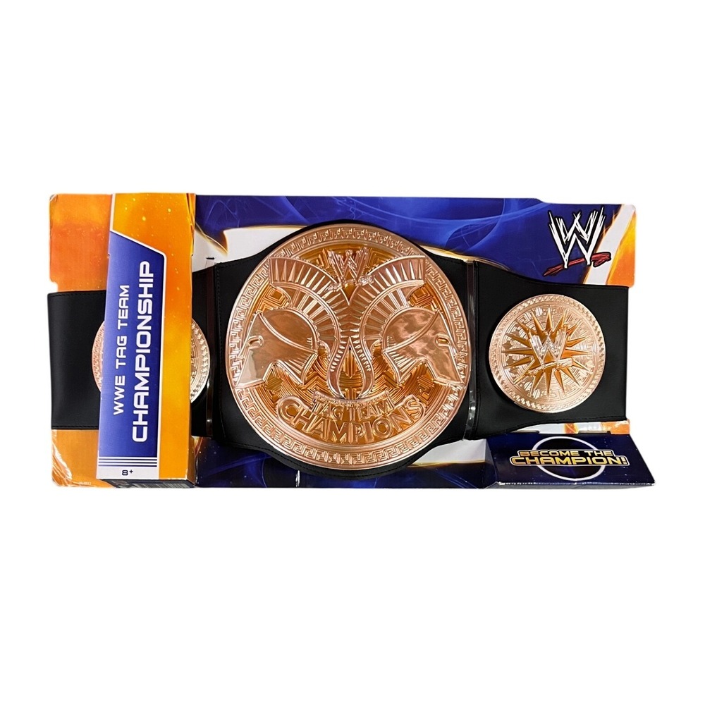 WWE Tag Team Championship Belt Toy Kids Costume Accessory Adjustable